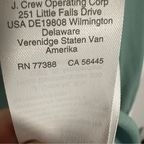 J. Crew XS sage green blouse, ruffle sleeves, v-neck, fall, office, date night - Picture 7 of 9